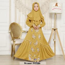BR22159 - GAMIS SYARI ANAK OLIVE