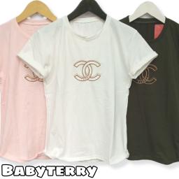 BR22196 - CHAN TSHIRT TUMBLR TEE (BABYTERRY) - Pink