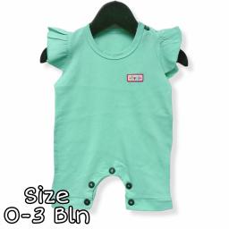 BR22314 - JUMPER BAYI POLOS RENDA MINT
