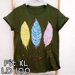BR22378 - SAYAP HIJAU TSHIRT TUMBLR TEE SIZE XL