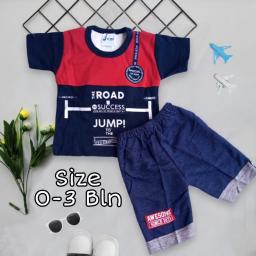 BR22384 - SETELAN BAYI ROAD JUMP NAVY