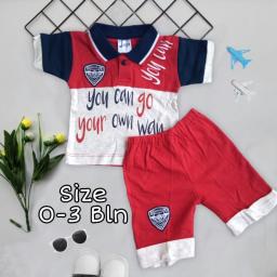 BR22391 - SETELAN BAYI YOU CAN GO MERAH