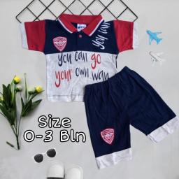 BR22392 - SETELAN BAYI YOU CAN GO NAVY