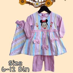 BR22398 - GAMIS BAYI TSUM-TSUM PINK