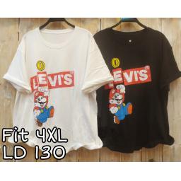 BR22484 - LEVI TSHIRT TUMBLR TEE SIZE 4XL - Putih