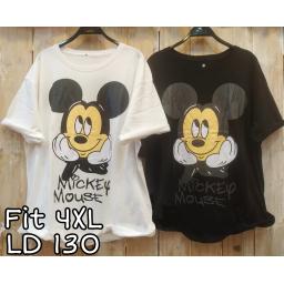 BR22486 - MICKEY TSHIRT TUMBLR TEE SIZE 4XL - Putih