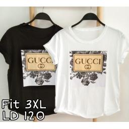 BR22567-1 - GUC TSHIRT TUMBLR TEE SIZE 3XL - Hitam