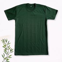 BR22614 - KAOS POLOS HIJAU LENGAN PENDEK