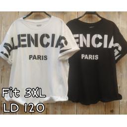 BR22729 - BALEN TSHIRT TUMBLR TEE SIZE 3XL - Hitam