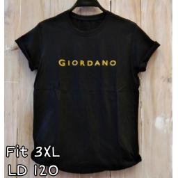 BR22733 - GIORDAN HITAM TSHIRT TUMBLR TEE SIZE 3XL
