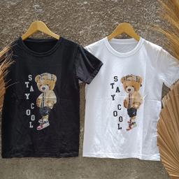 BR22824-1 - STAY COOL TSHIRT TUMBLR TEE - Hitam