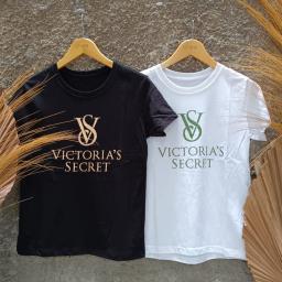 BR22846 - VIC SECRET TSHIRT TUMBLR TEE SIZE M - Hitam