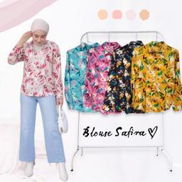 BR23035 - BLOUSE SAFIRA LENGAN PANJANG - Size L Coksu