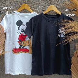 BR23159 - MICKEY TSHIRT TUMBLR TEE - Putih