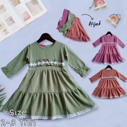 BR23188 - GAMIS MUSLIM ANAK PEREMPUAN PDM - Lavender BR23188 - GAMIS MUSLIM ANAK PEREMPUAN PDM - Lavender