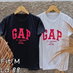 BR23281 - GAP TSHIRT TUMBLR TEE SIZE M - Hitam