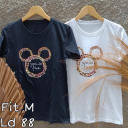 BR23284 - FINE TSHIRT TUMBLR TEE SIZE M - Hitam