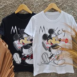 BR23350 - MICKEY TSHIRT TUMBLR TEE - Hitam