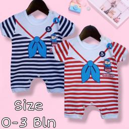 BR23403-1 - JUMPER BAYI MOTIF SAILOR - Navy