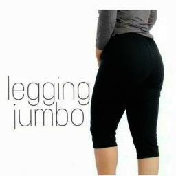 BR23617 - LEGGING JUMBO POLOS HITAM 3/4 4L PDM