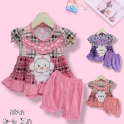 BR23682 - SET DRESS BAYI GRIL - Pink