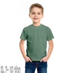 BR23699 - KAOS ANAK POLOS MINERAL GREEN SIZE XL