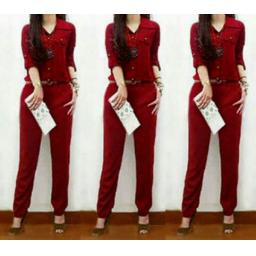 BR04550 - JUMPSUIT EMILY MAROON