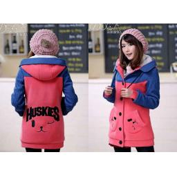 BR06231 - JAKET HUSKIES BLUE PEACH BR06231 - JAKET HUSKIES BLUE PEACH