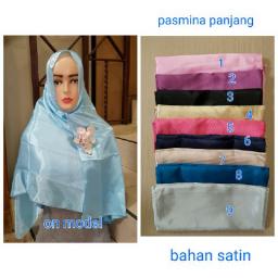 BR08704 - PASMINA PANJANG ON MODEL - PURPEL