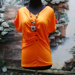 BR09665 - SALE BLOUSE DINDA ORANGE