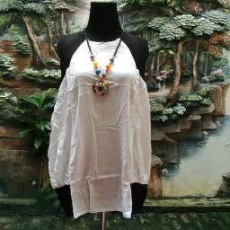 BR09718 - SALE BLOUSE ILA PUTIH