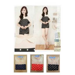 BR10455-1 - SALE BLOUSE POLKA - NAVI