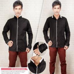 BR11239 - KEMEJA RICKY HITAM