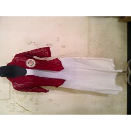 BR13461 - SALE DRESS BRUKAT MAROON