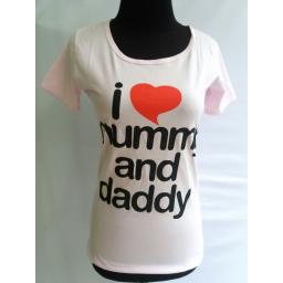BR14917 - SALE ATASAN I LOVE MUMMY PINK