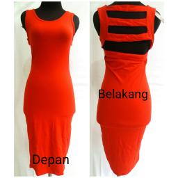 BR14921 - SALE DRESS BELLA RED