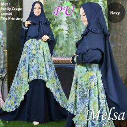 BR15538 - MELSA SYARI JUMBO NAVY (PU)