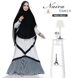 BR15669 - NAIRA SYARI STRIPE WHITE (EP)