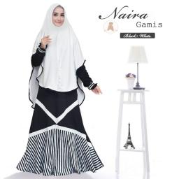 BR15670 - NAIRA SYARI STRIPE HITAM (EP)