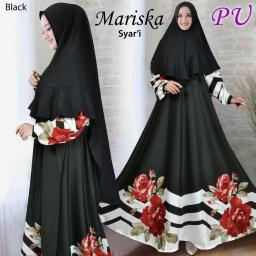BR15754 - MARISKA SYARI JUMBO HITAM (PU)