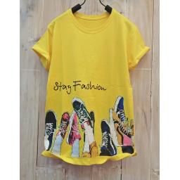 BR16430 - FASHION KUNING TSHIRT TUMBLR TEE