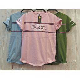 BR16562 - GUCCI  TSHIRT TUMBLR TEE - hijau