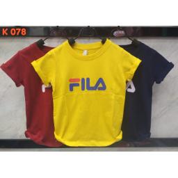 BR16619 - FILA KAOS ANAK TSHIRT TUMBLR TEE - size M  navy