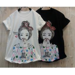 BR16730-2 - SWEET DAY TSHIRT TUMBLR TEE - hitam
