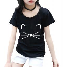 BR16830 - CAT KAOS ANAK TSHIRT TUMBLR TEE - size M hitam