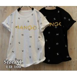 BR16877-2 - MANGO TSHIRT TUMBLR TEE SIZE XL - hitam