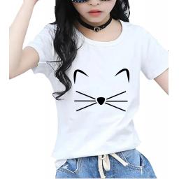BR17007-1 - CAT KAOS ANAK TSHIRT TUMBLR TEE - size M putih