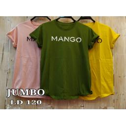 BR17241-2 - MANGO  TSHIRT TUMBLR TEE SIZE JUMBO - hijau