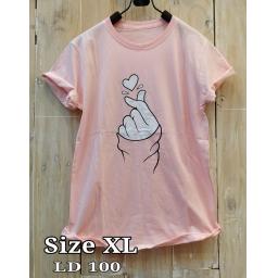 BR17460 - KLIK PINK TSHIRT TUMBLR TEE SIZE XL