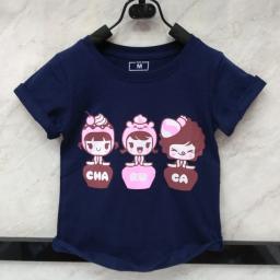 BR17496 - CHARUCA KAOS ANAK TSHIRT TUMBLR TEE - size M navy